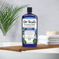 Dr Teal's Foaming Bath Pure Epsom Salt Refresh & Revitalize Organic Superfoods & Essential Oils 1000ML