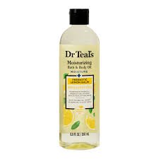 Dr Teal's Moisturizing Bath & Body Oil Moisture Prebiotic Lemon Balm & Essential Oils 260ml – Nourish Your Skin Naturally