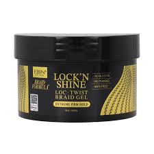 Ebin Braid Formula Lock'n Shine Loc . Twist Braid Gel Extreme Firm Hold 236ml