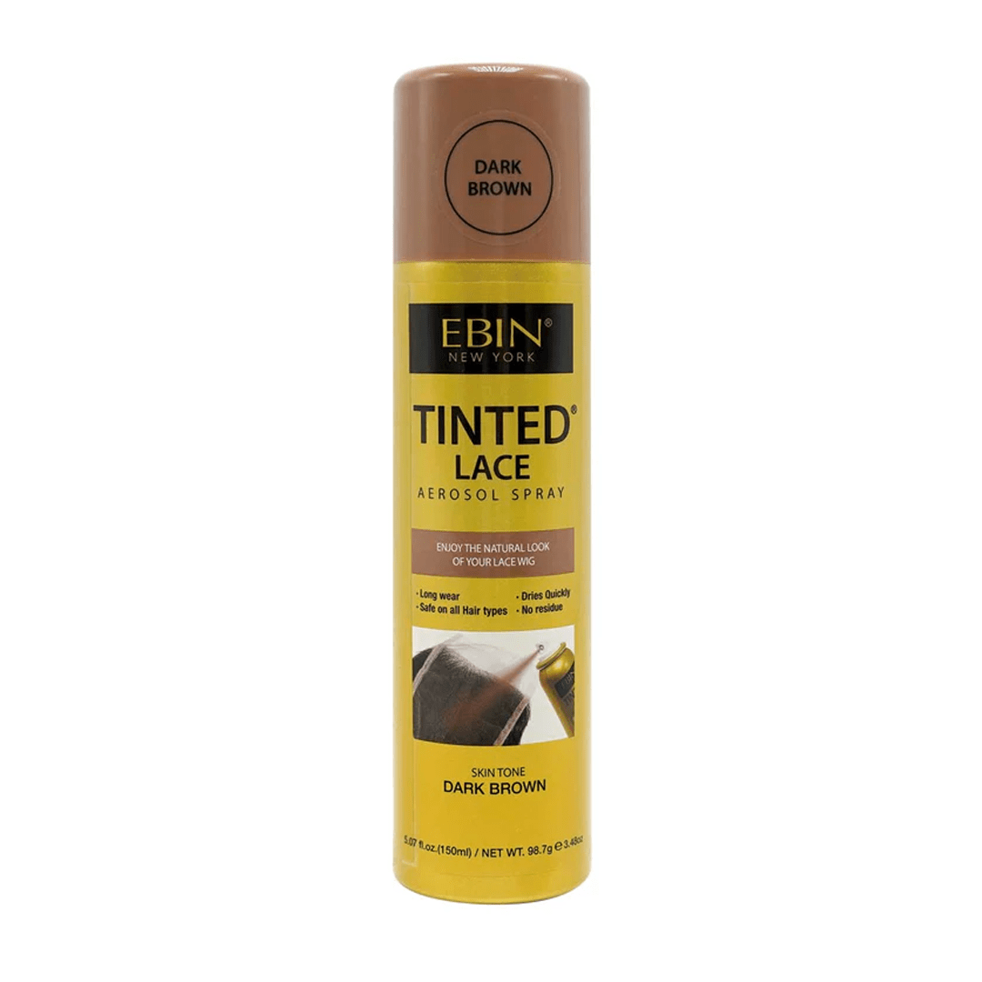 Ebin New York Tinted Lace Aerosol Spray Dark Brown 150Ml