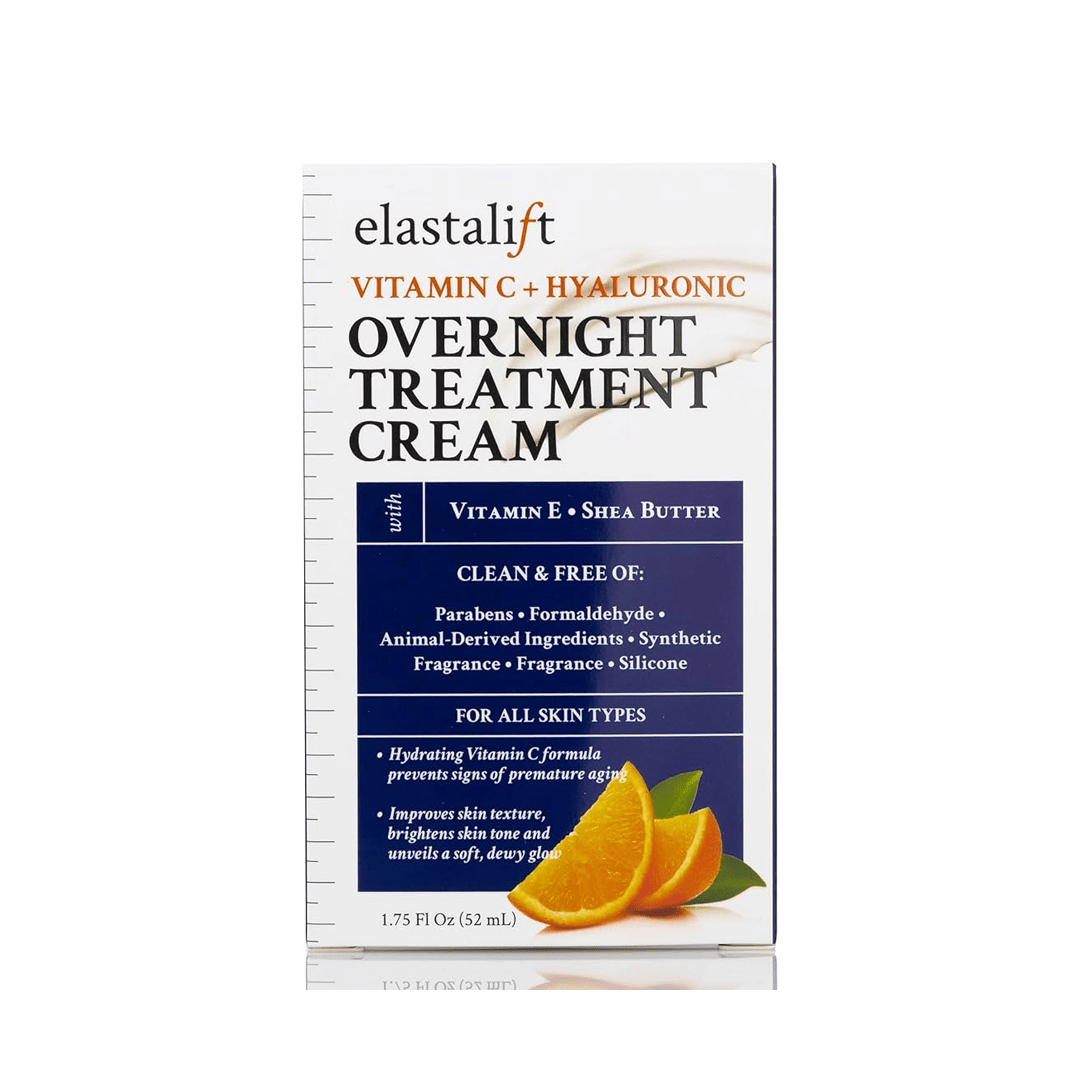 Elastalift Vitamin C + Hyaluronic Overnight Treatment Cream 52ml - Brightening & Anti - Aging