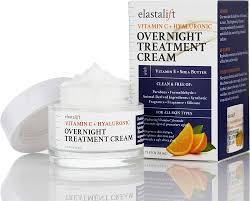 Elastalift Vitamin C + Hyaluronic Overnight Treatment Cream 52ml - Brightening & Anti - Aging