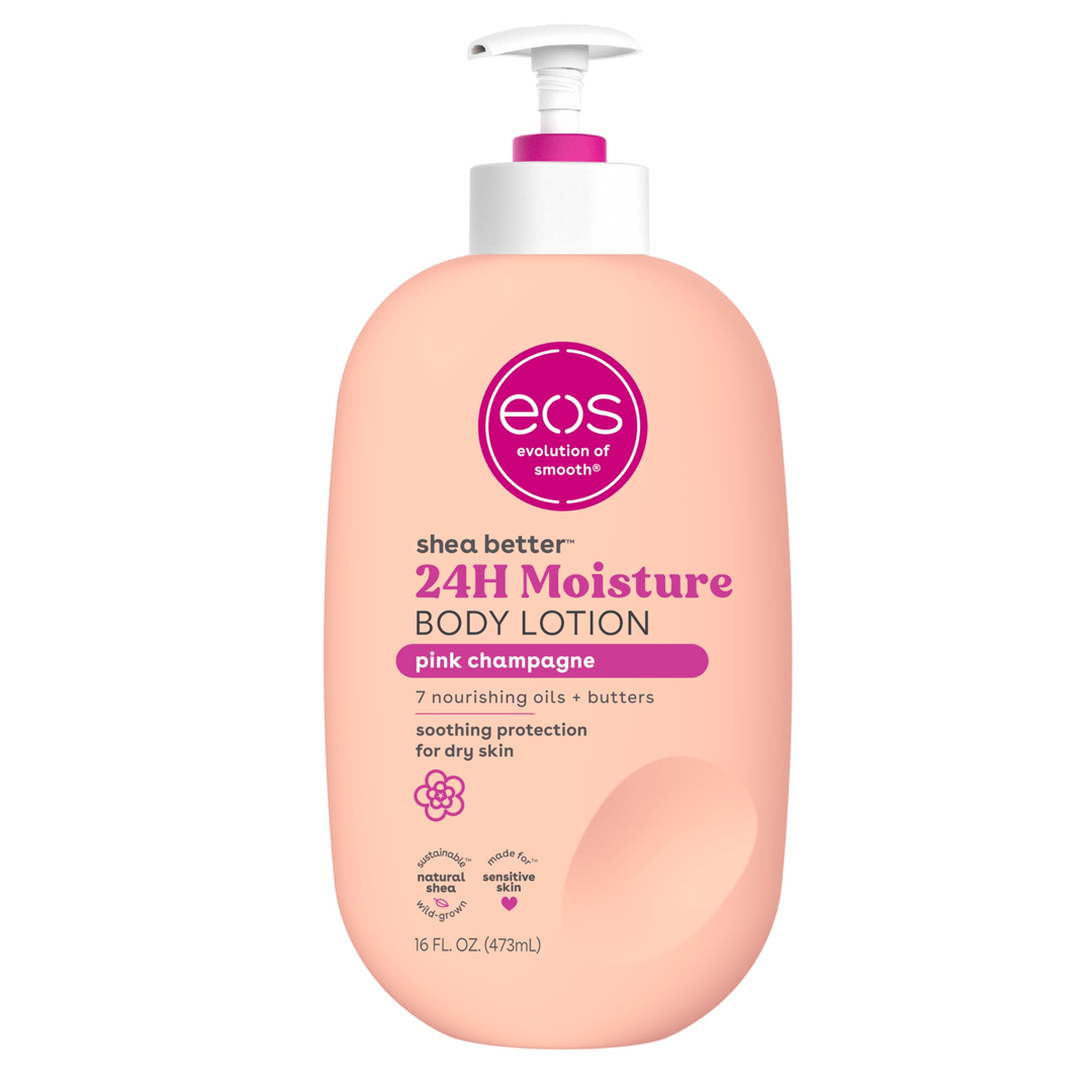 EOS Shea Butter 24H Moisture Body Lotion Pink Champagne 473ml