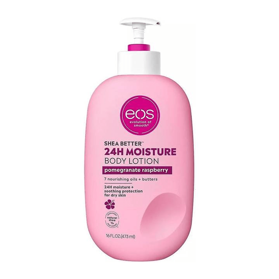 EOS Shea Butter 24H Moisture Body Lotion Pomegranate Raspberry 473ml