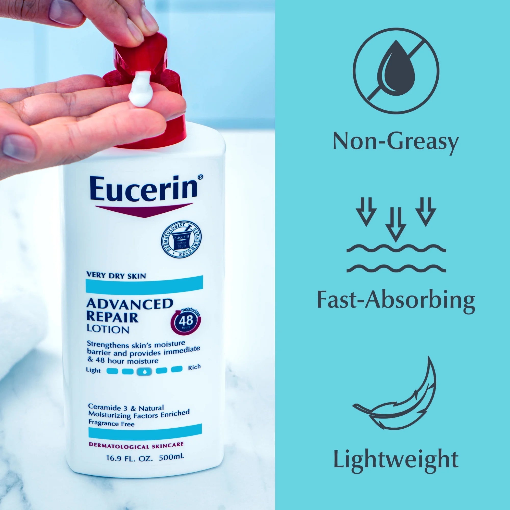 Eucerin Advanced Repair Lotion 500Ml