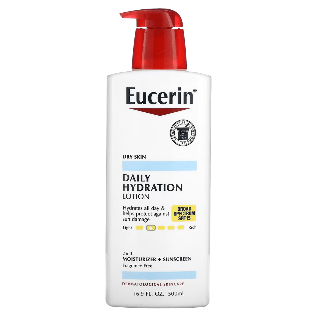 Eucerin Daily Hydration Lotion , Dry Skin Spf 15 - 500ml