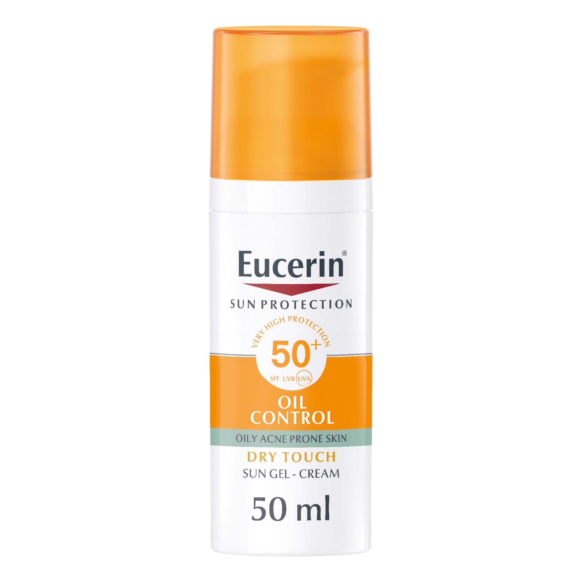 Eucerin Face Sunscreen Oil Control Gel - Cream Dry Touch, SPF 50+, 50ml