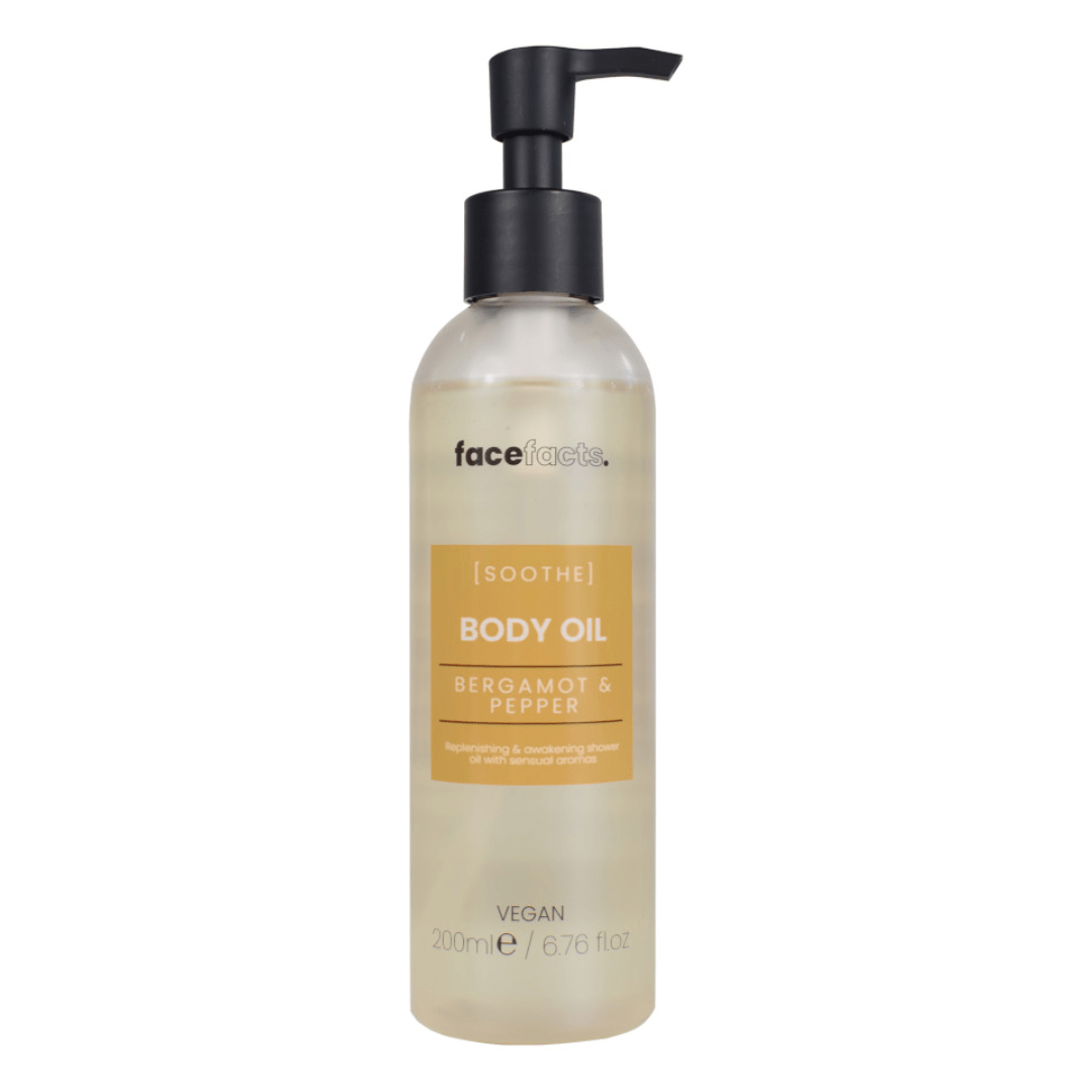 Face Facts Bergamot & Pepper Body Oil 200ml