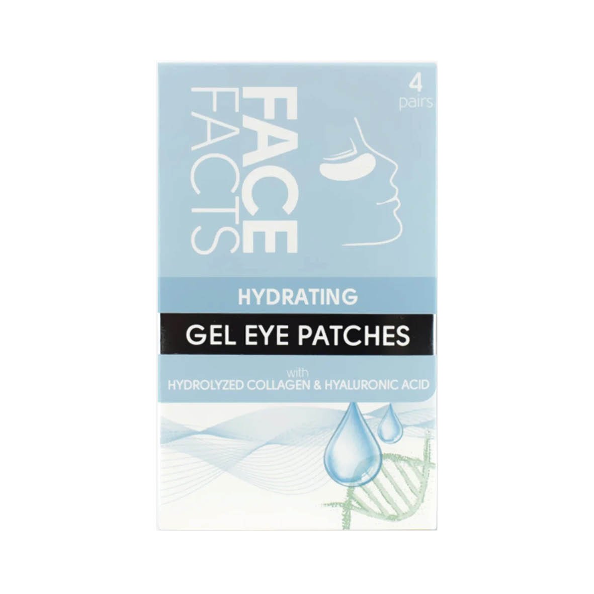 Face Facts Gel Eye Patches 4 Pairs