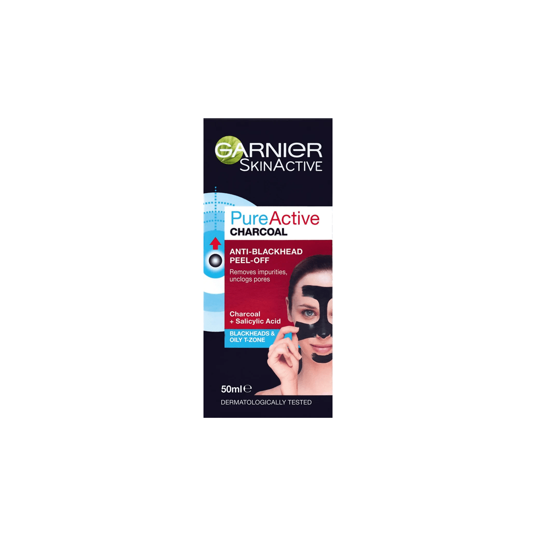 Garnier Skin Active Pure Active Charcoal Anti - Blackhead Peel - Off Mask 50ml