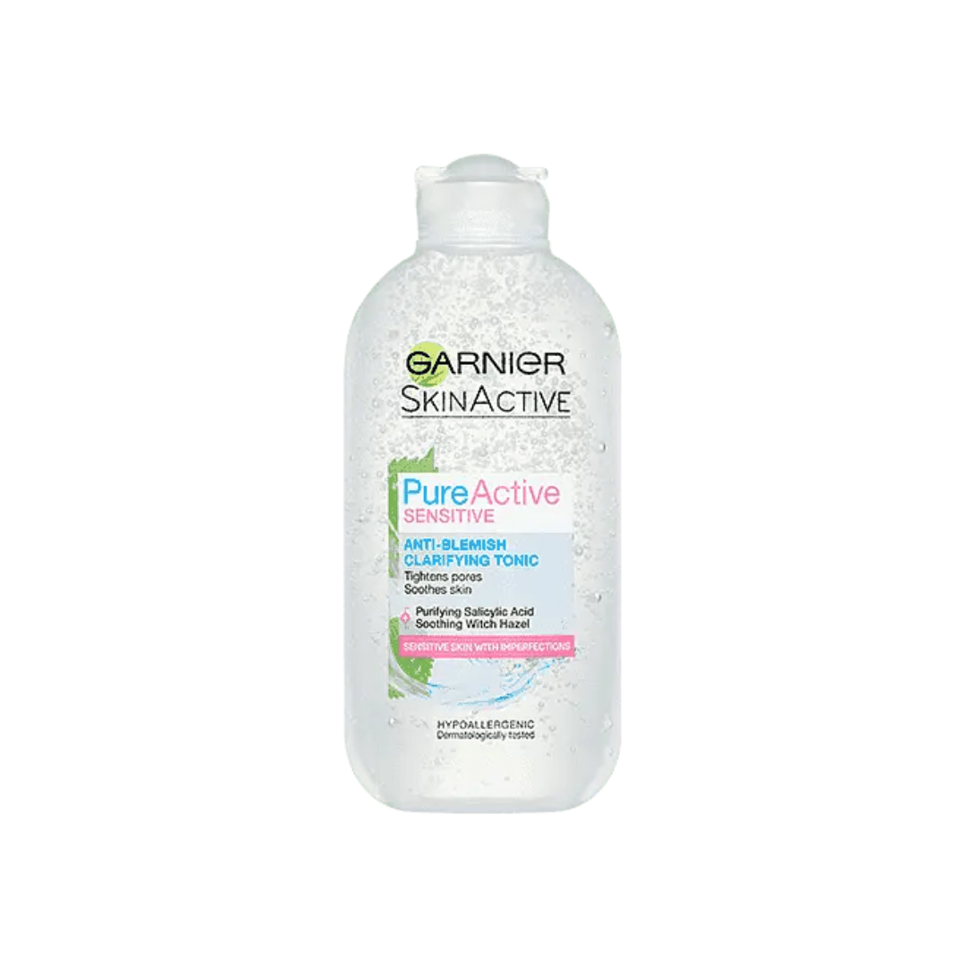 Garnier Skin Active Pure Active Sensitive Anti - Blemish Clarifying Tonic - 200ml