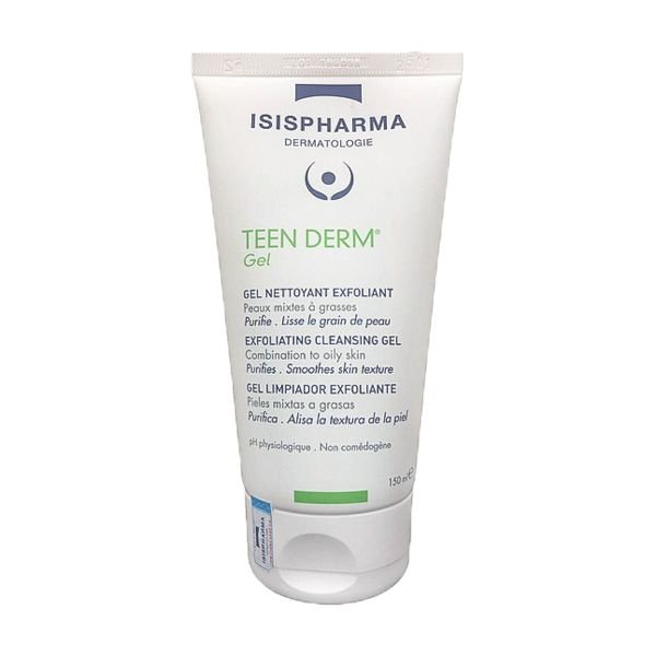 Isispharma Teen Derm Gel Exfoilating Cleansing Gel 150Ml