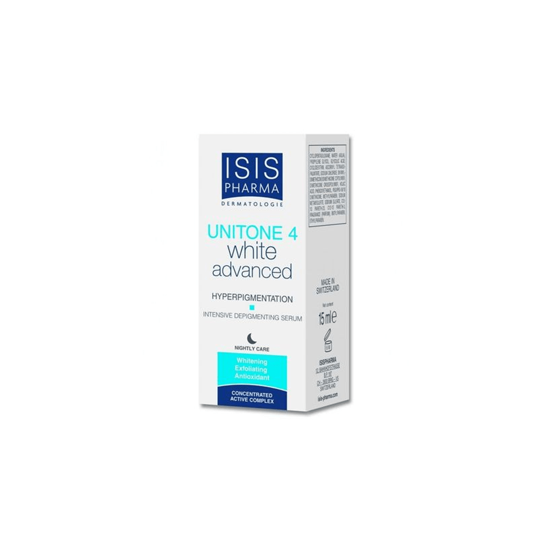 Isispharma Unitone 4 White Advanced Hyperpigmentation Serum Nightly Care 15Ml