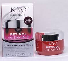 Kiyo Face Creams Retinol + Vitamin E Anti - Wrinkle Night Cream 50ml – Smooth & Rejuvenate