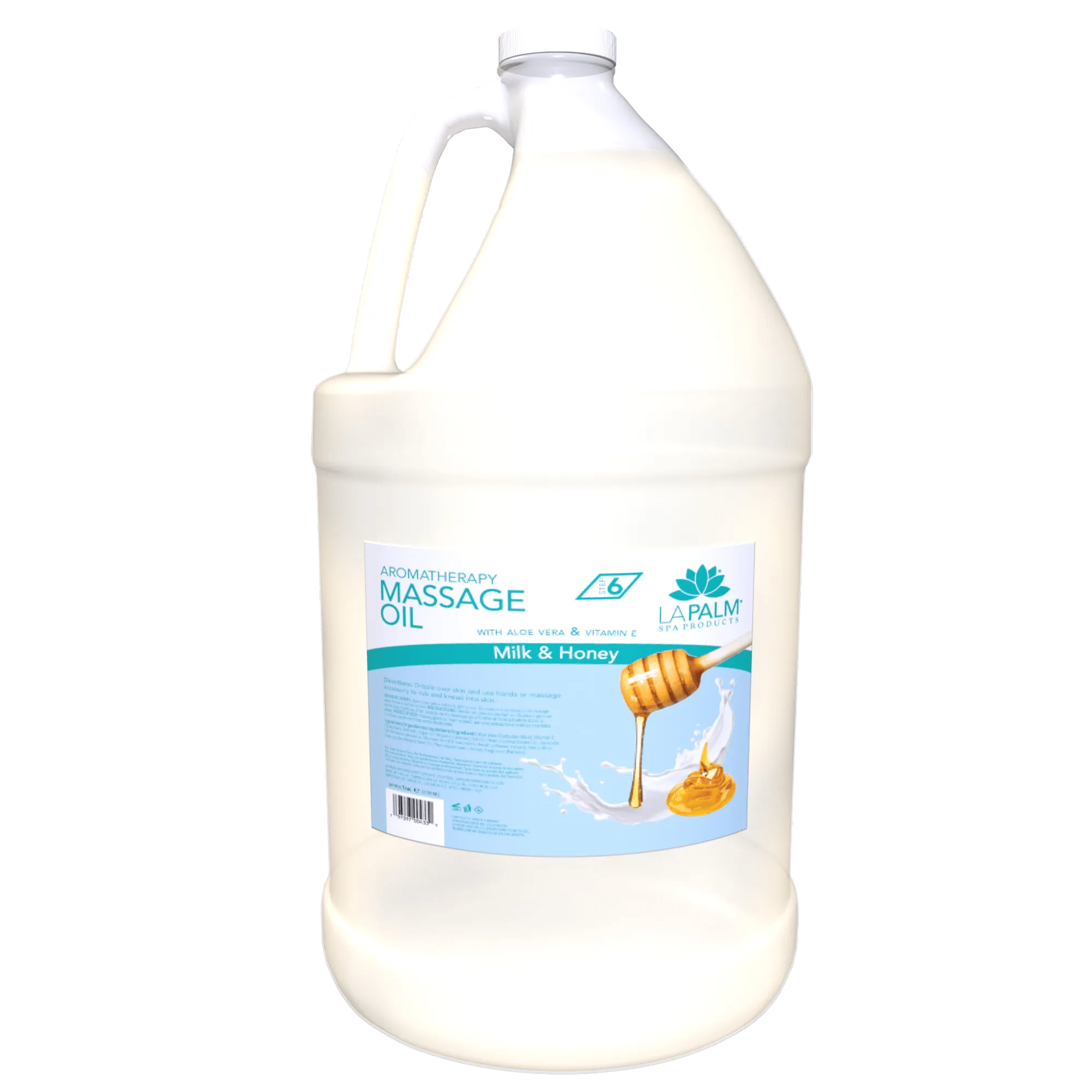 La Palm Aromatheraphy Milk & Honey Massage Oil 1 Gallon
