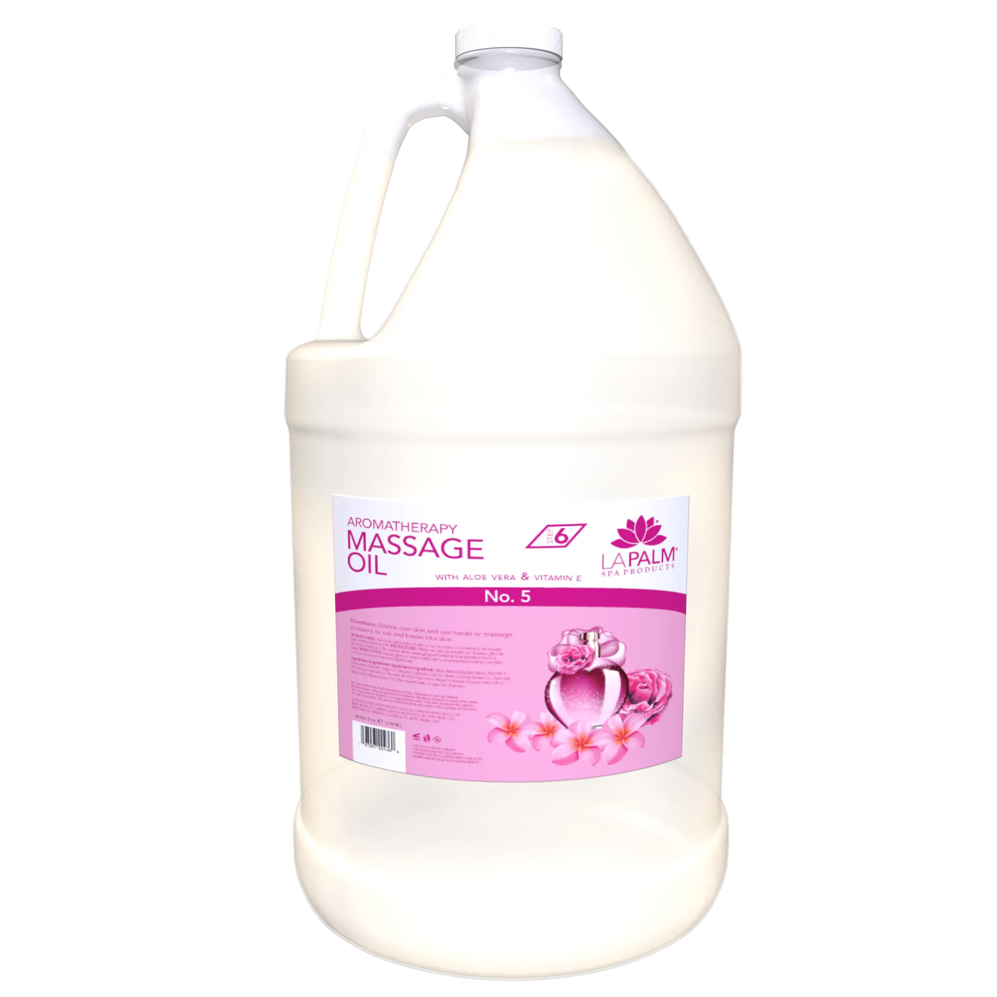 La Palm Aromatheraphy No. 5 Massage Oil 1 Gallon