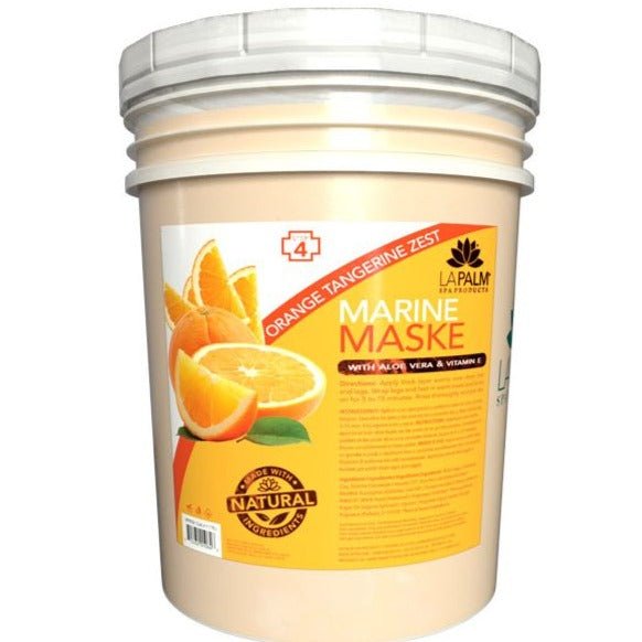 La Palms Detoxifying Marine Maske Step 4 Orange Tangerine Zest Bucket Size