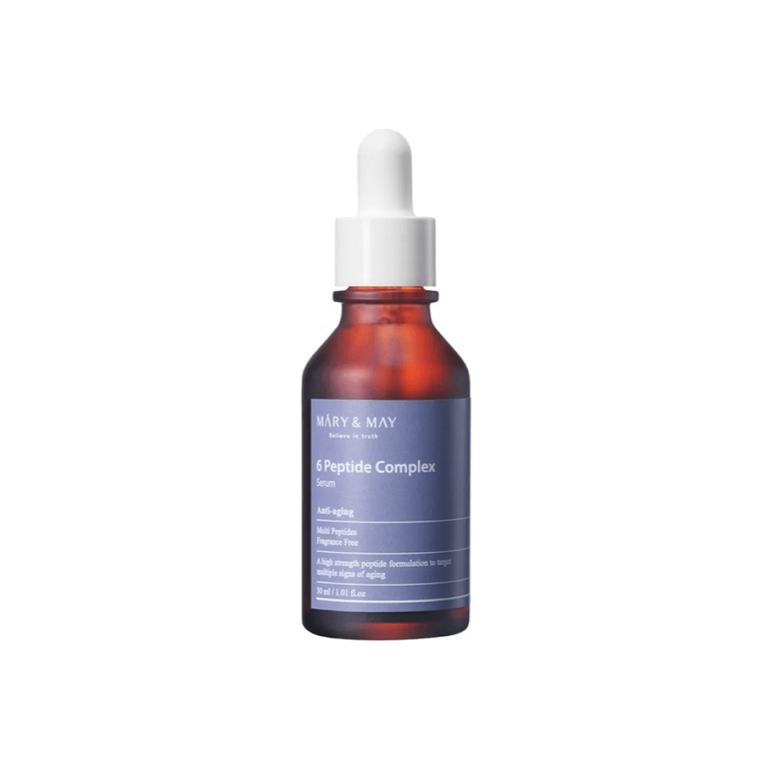 Mary & May 6 Peptide Complex Serum 30ml | Firming, Anti - Wrinkle & Skin - Revitalizing Serum
