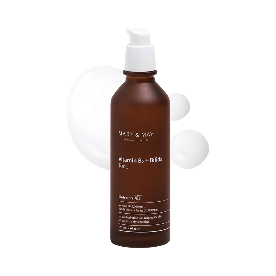 Mary & May Vitamin B5 + Bifida Toner 120ml | Hydrating & Barrier Strengthening Toner