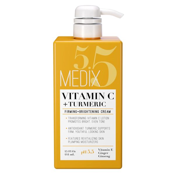 Medix 5.5 Vitamin C + Turmeric Firming + Brightening Cream 444ml (WHOLESALES MINIMUM OF 6)