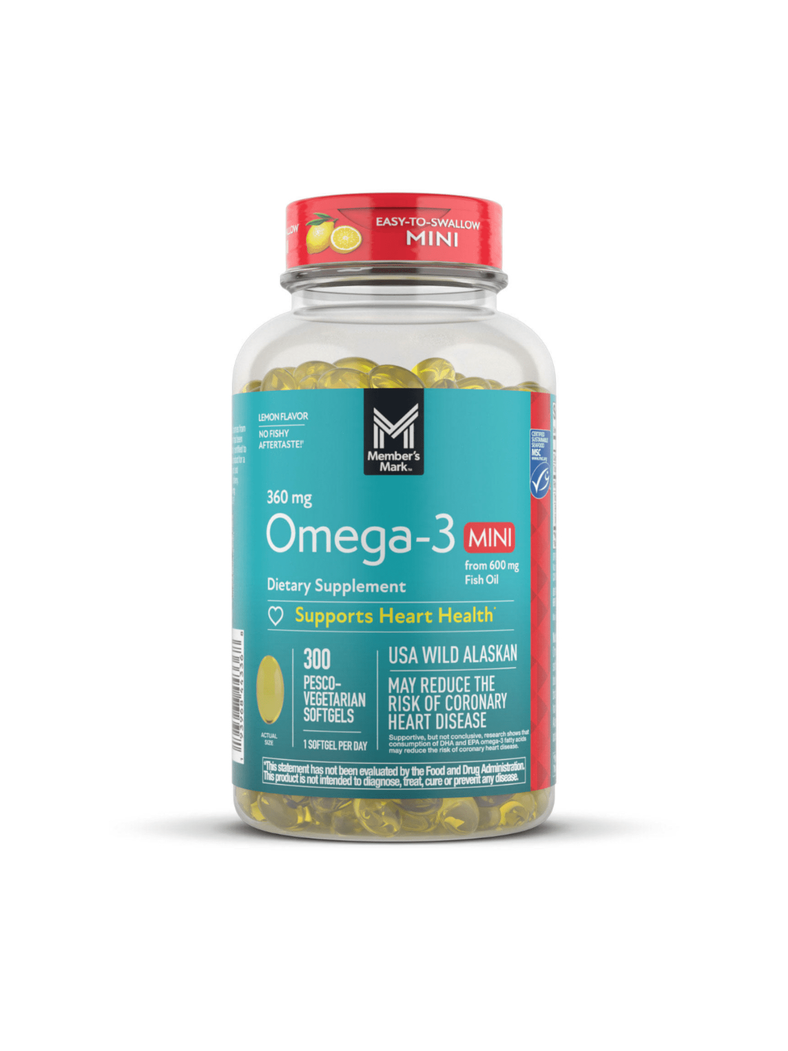 Member’s Mark Omega - 3 Mini 300 Softgels | 360 mg EPA & DHA EXP 2026|JULY