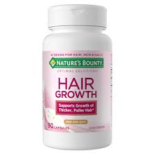 Nature's Bounty Hair Growth – 90 Capsules | Optimal Solutions for Stronger, Fuller Hair EXP 2026|OCT