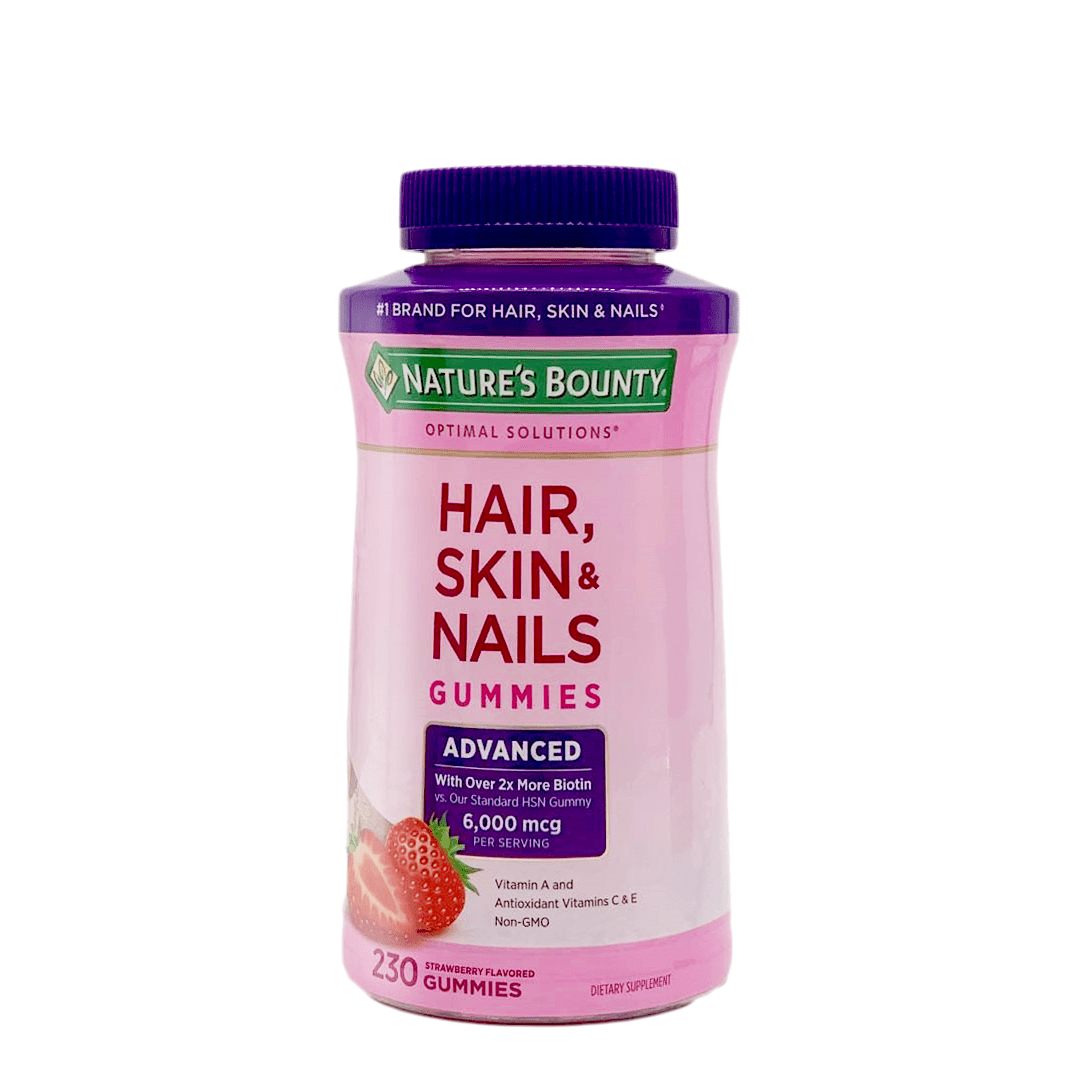 Nature’s Bounty Hair, Skin & Nails Gummies Advanced – Beauty Support from Within (230 Gummies) EXP 2026|DEC