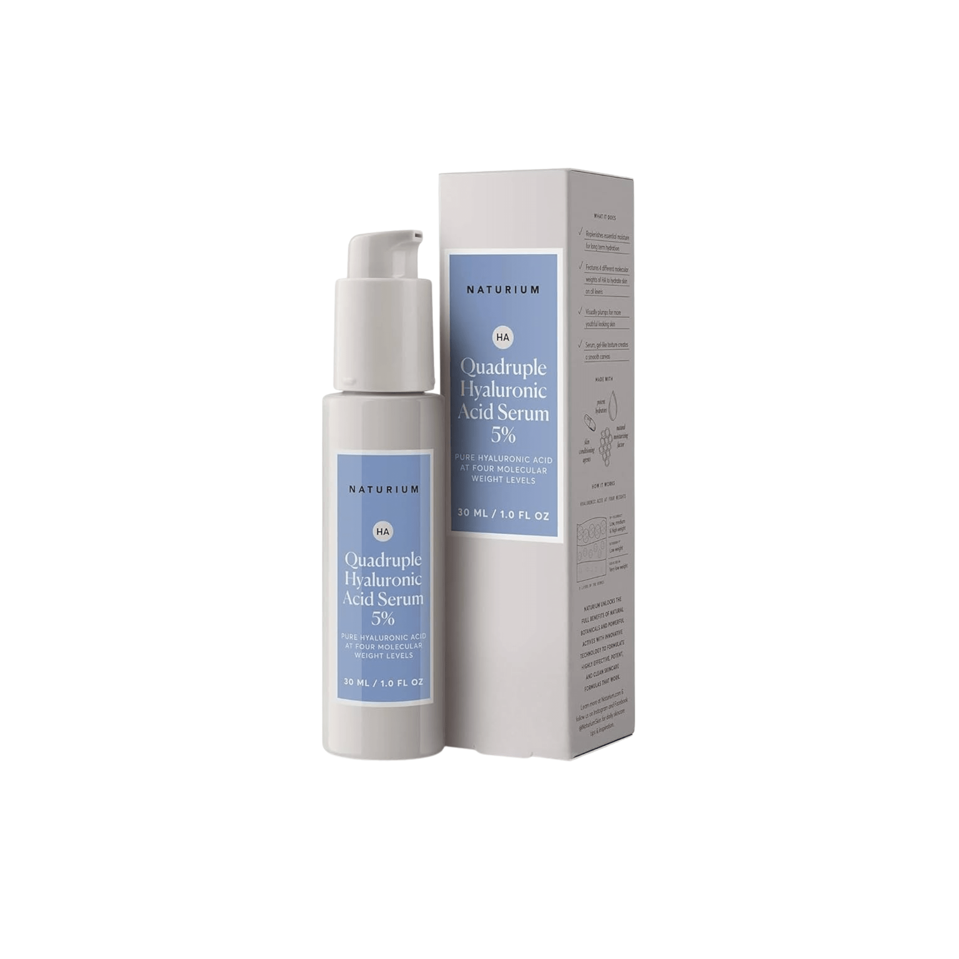 Naturium Quadruple Hyaluronic Acid Serum 5% - 30ml