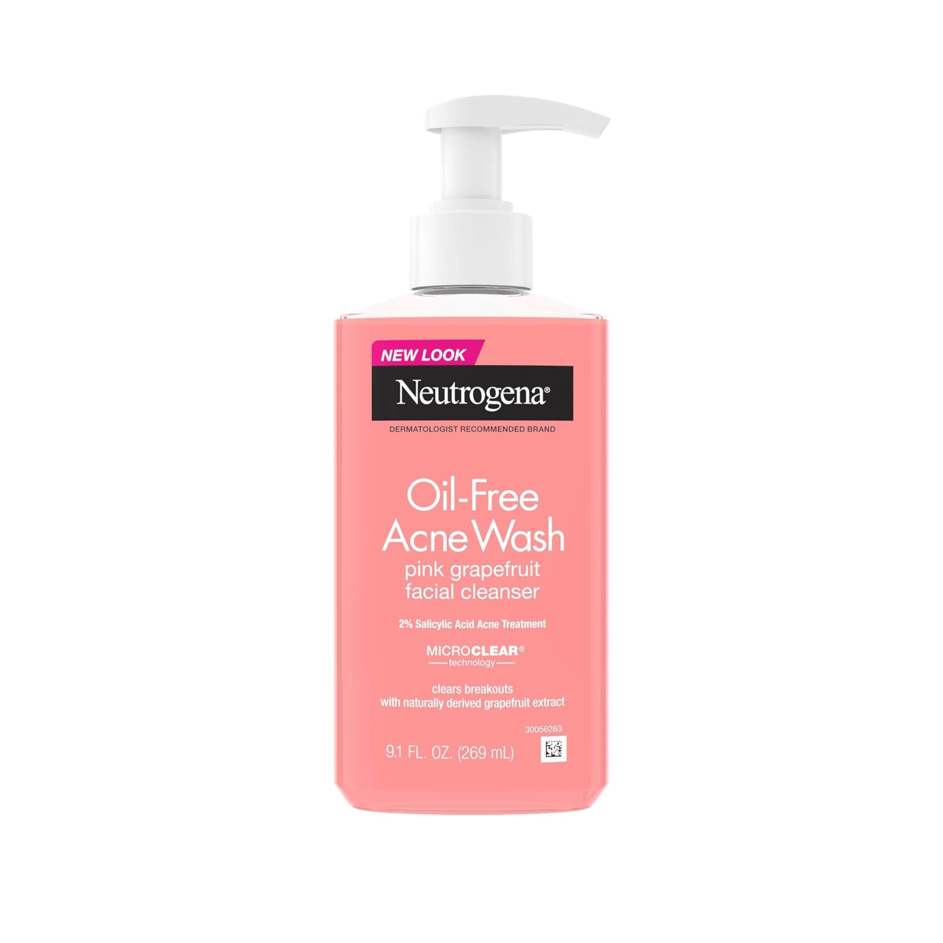 Neutrogena Oil-Free Acne Wash Pink Grapefruit Facial Cleanser - 269ml