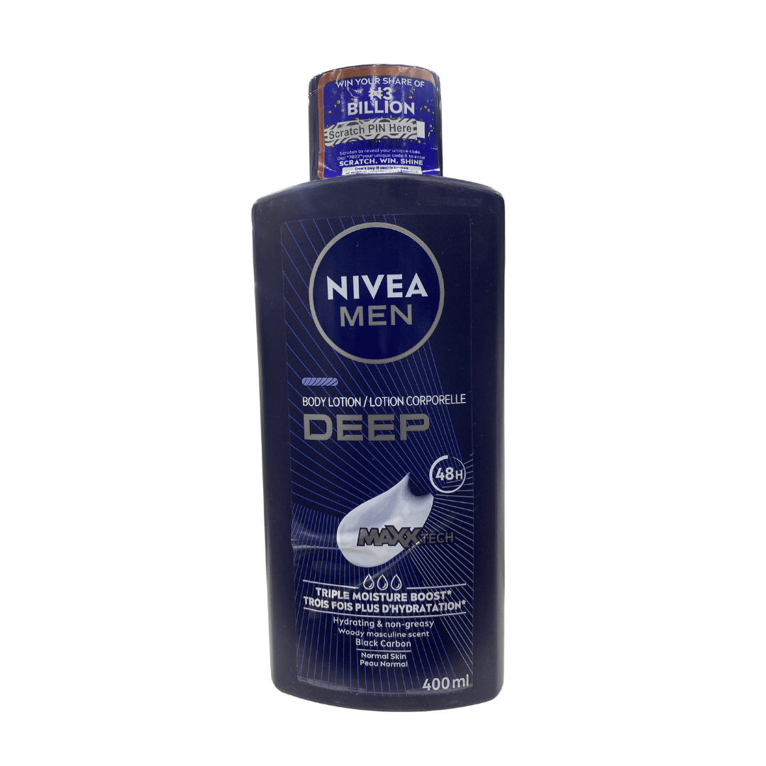Nivea Men Deep Impact 48H Maxxtech Body Lotion - 400ml