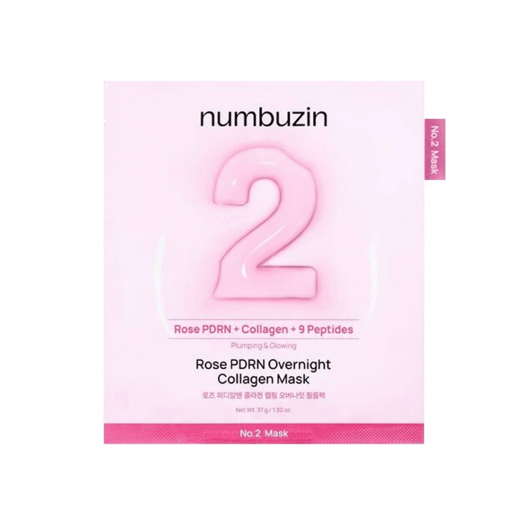 NUMBUZIN No.2 Rose PDRN Overnight Collagen Mask