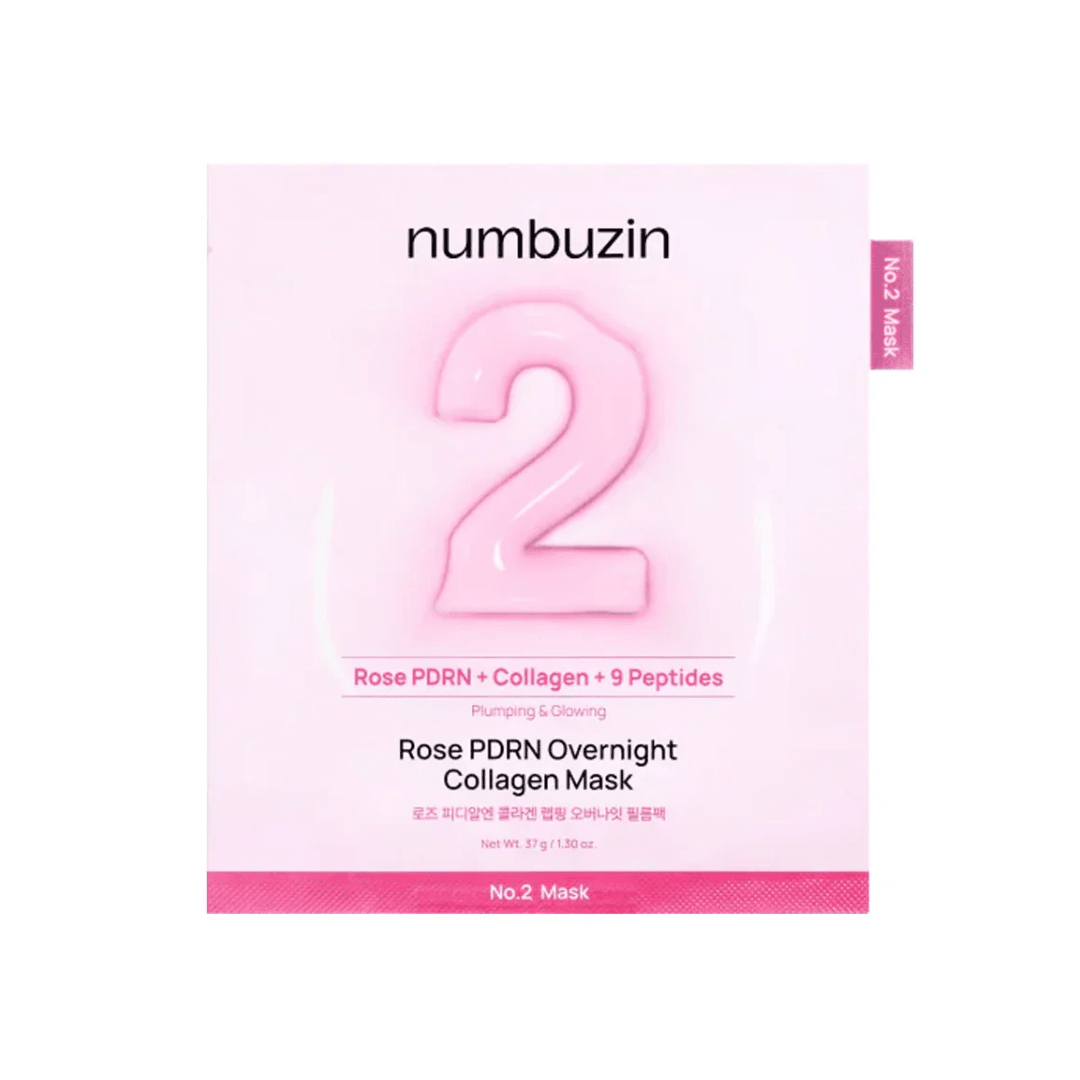 NUMBUZIN No.2 Rose PDRN Overnight Collagen Mask