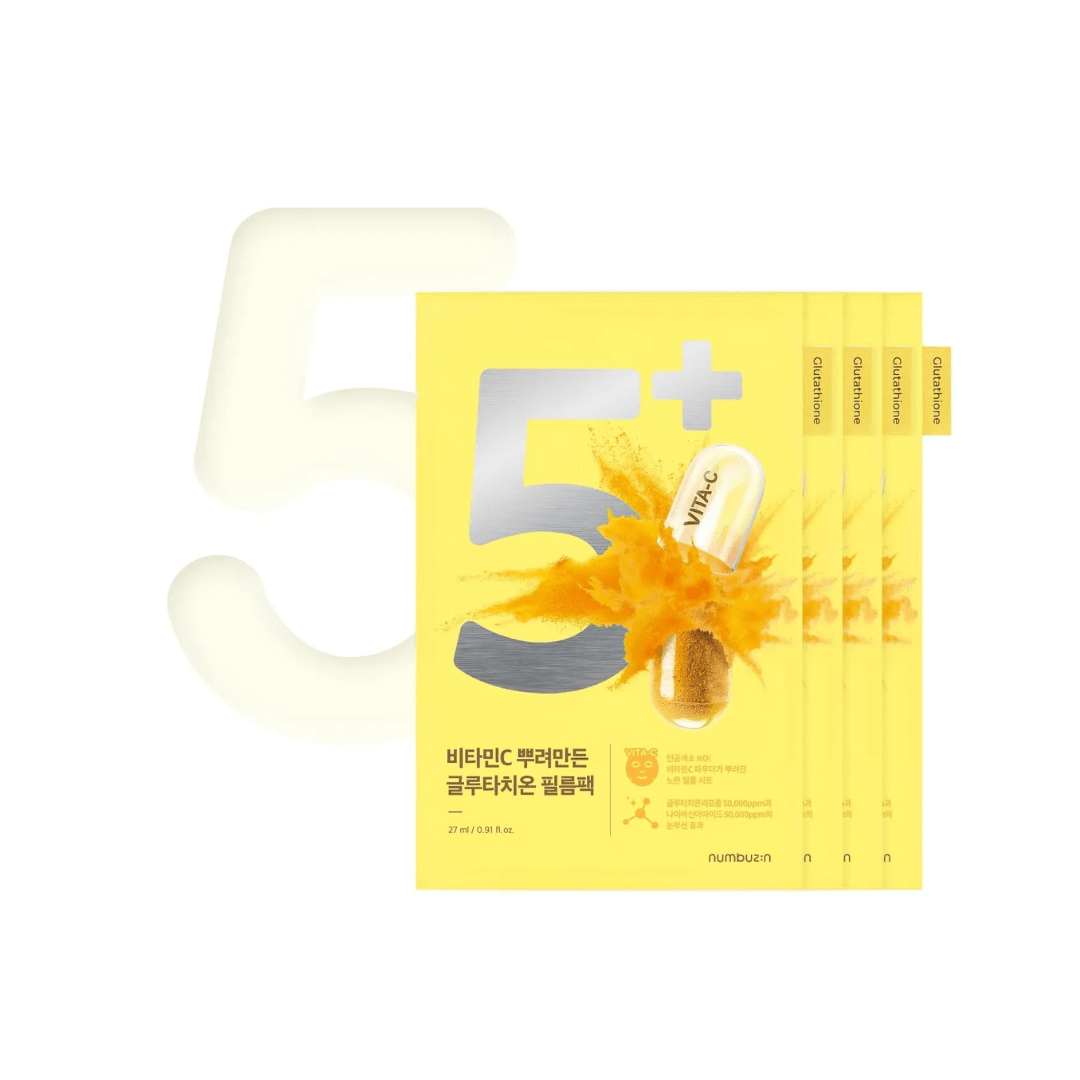NUMBUZIN No.5+ Glutathione Vitamin Concentrated Mask (10ea)