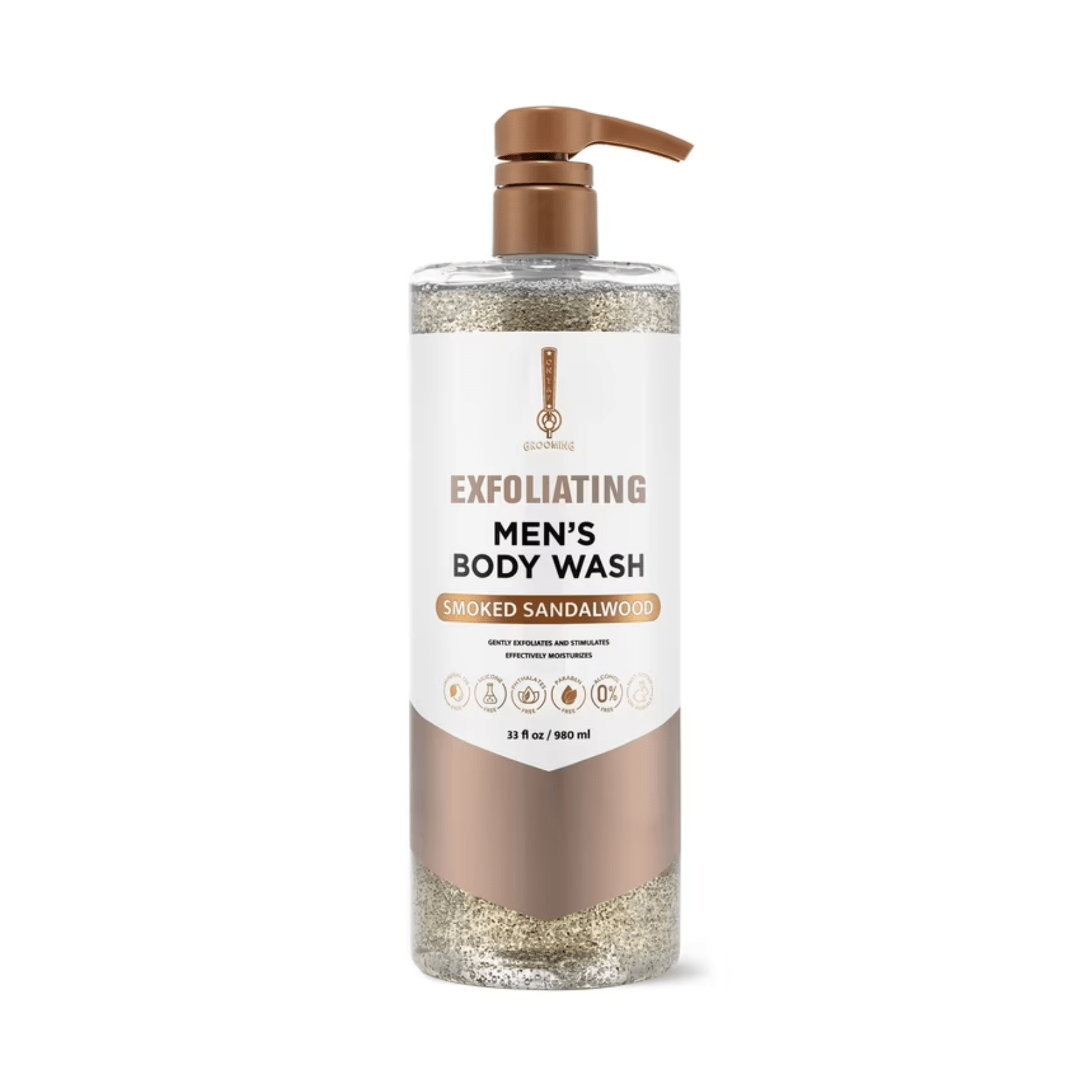 On Tap Grooming Smoked Sandalwood Exfoliating Body Wash - 980ml