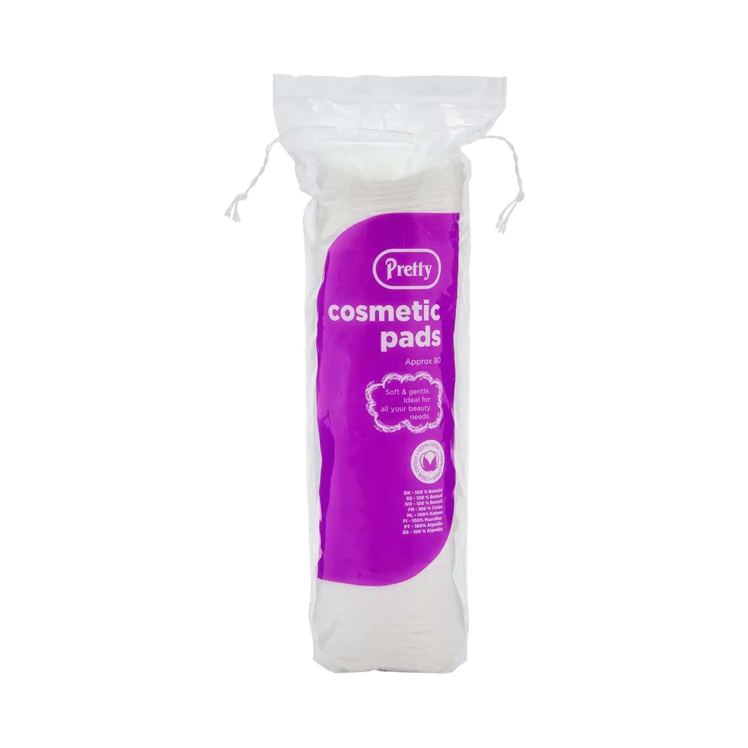 Pretty Cosmetic Pads 80 – Soft, Gentle, Effective