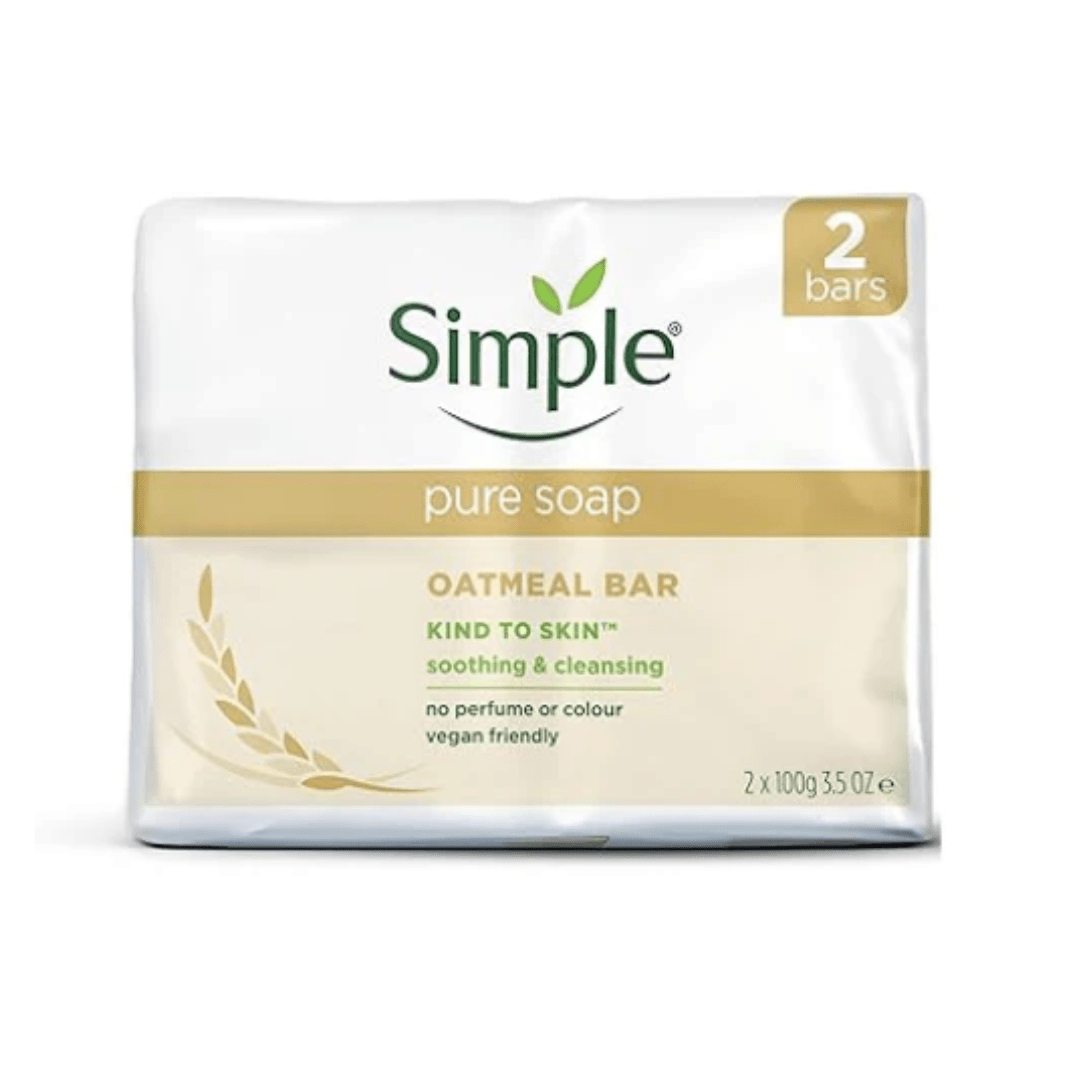 Simple Pure Soap Oatmeal Bar - 100g