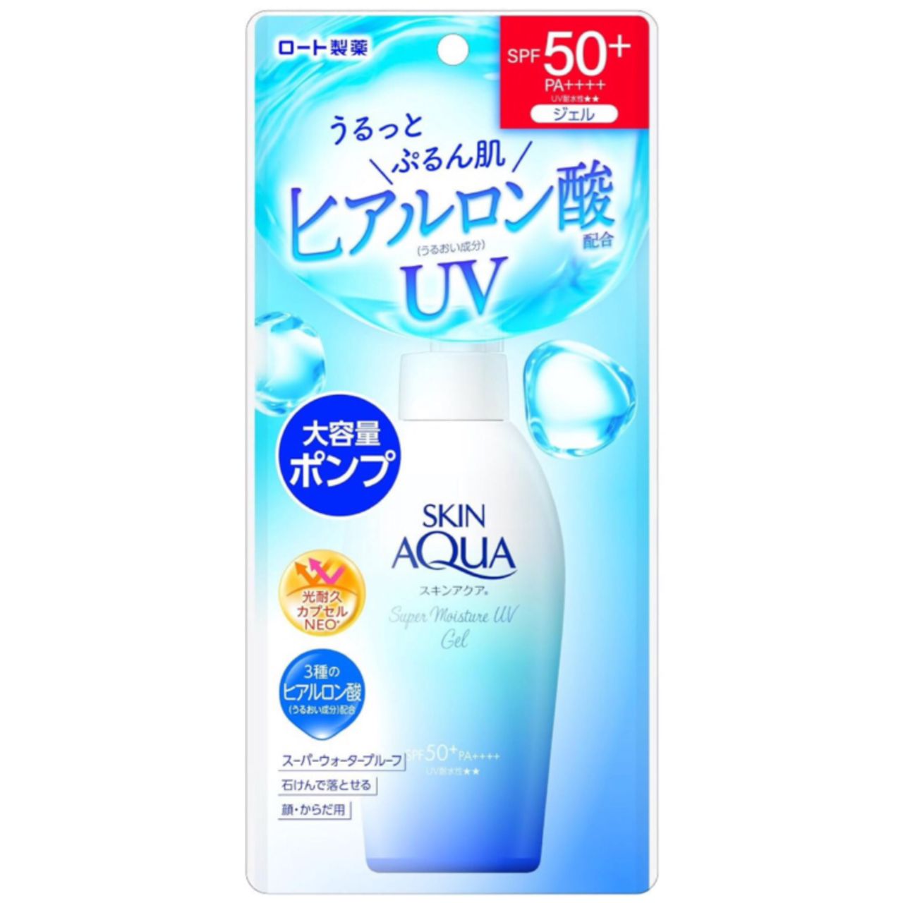 Skin Aqua SUPER MOISTURE UV GEL SPF 50+ 140g
