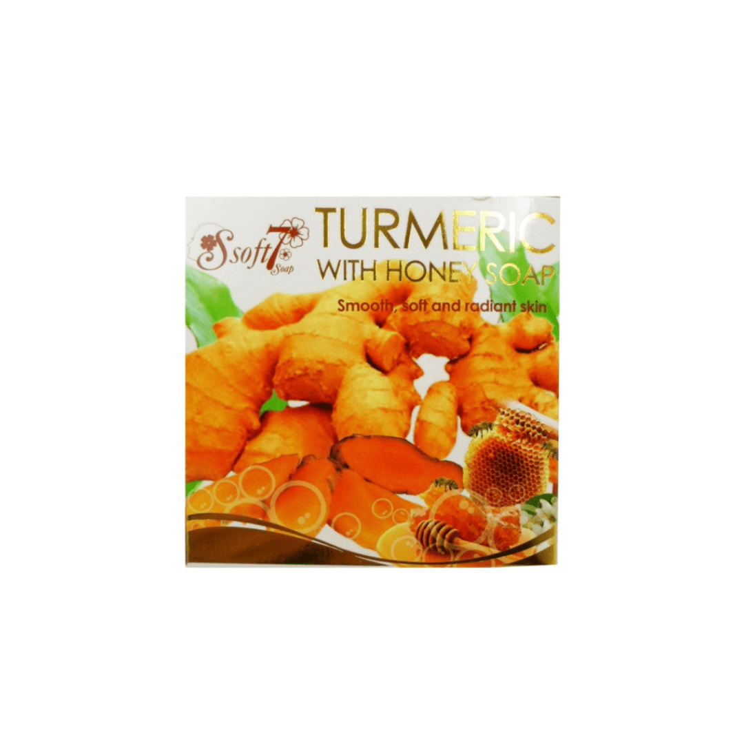Soft 7 Turmeric With Honey Soap – Brightening & Acne Care