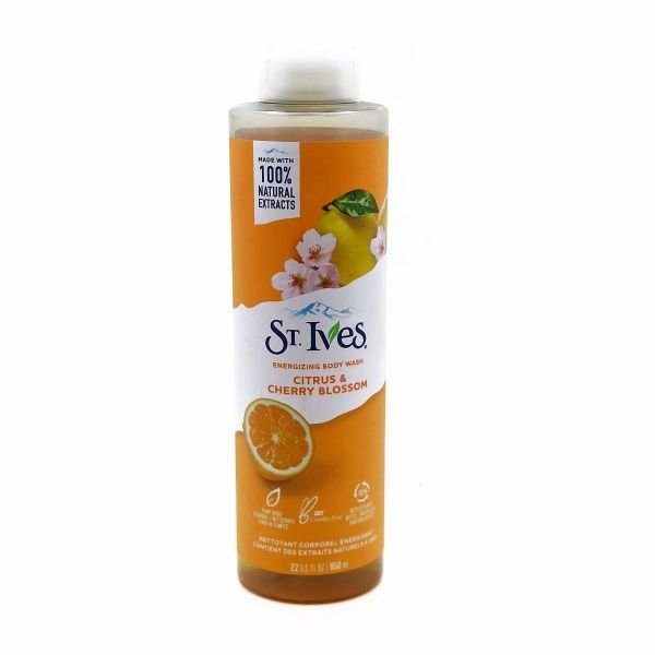 St. Ives Citrus & Cherry Blossom Energizing Body Wash 650ml