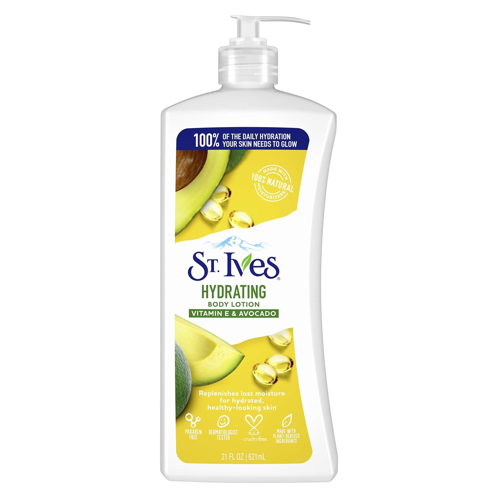 ST. Ives Hydration Body Lotion Vitamin E & Avocado 621ml