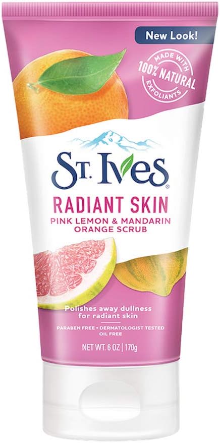 St Ives Radiant Skin Scrub Pink Lemon & Mandarin 170g