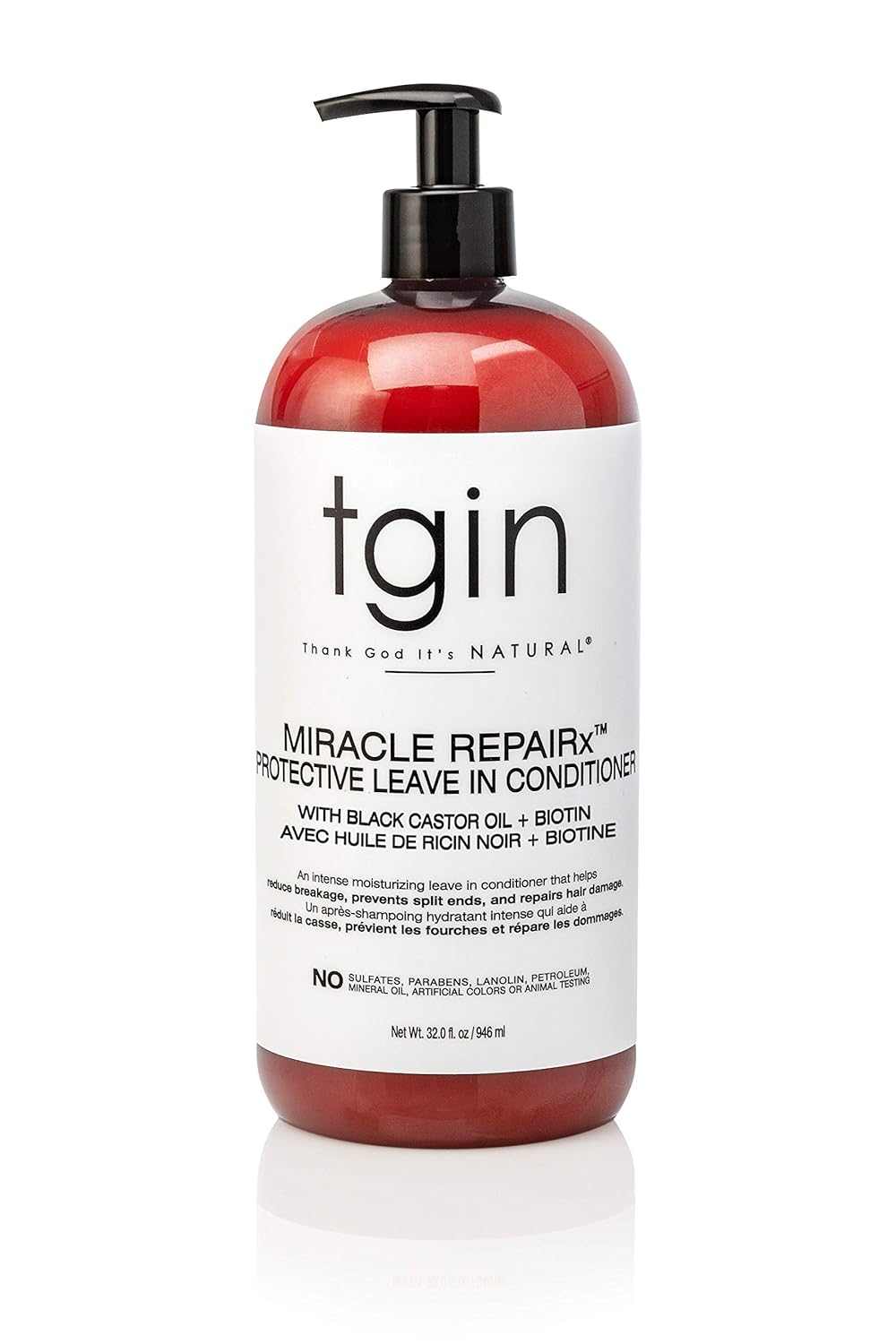 Thank God in Nature Miracle RepaiRx Protective Leave - In Conditioner JUMBO – 32oz