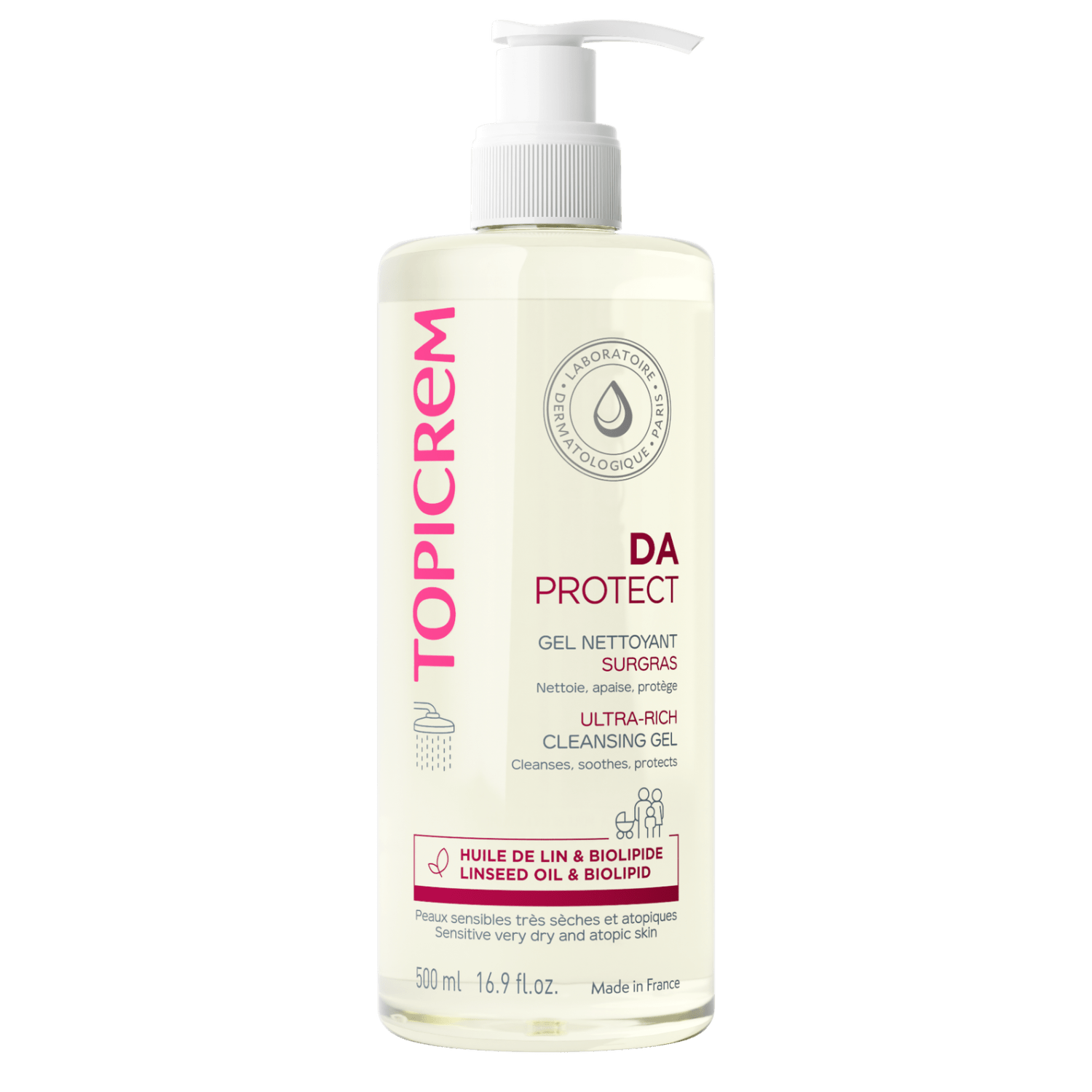 Topicrem Da Ultra Rich Cleansing Gel 500ml