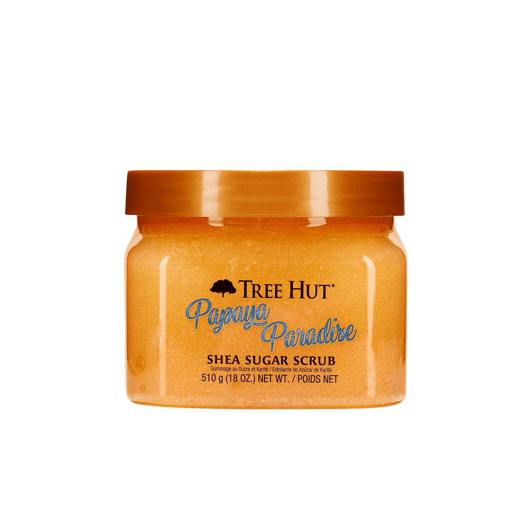 Tree Hut Shea Sugar Scrub Papaya Paradise 510g | Glow & Hydrate