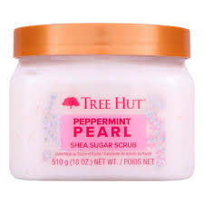 Tree Hut Shea Sugar Scrub Peppermint Pearl 510g | Refresh & Exfoliate