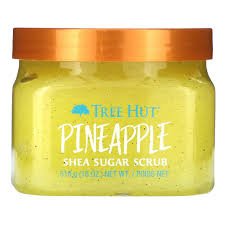 Tree Hut Shea Sugar Scrub Pineapple | Exfoliate & Hydrate for Glowing Skin