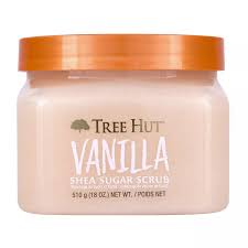 Tree Hut Shea Sugar Scrub Vanilla | Hydrating & Exfoliating Body Scrub