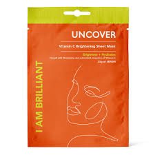 Uncover Vitamin c brightening sheet mask 25g