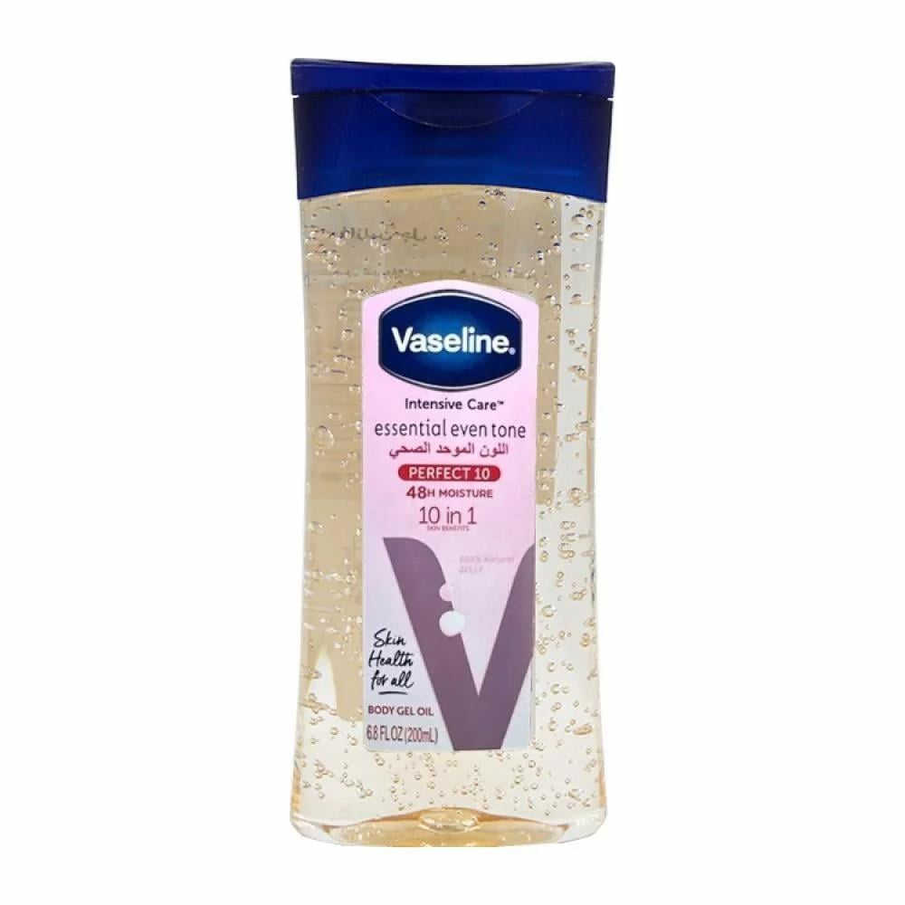 Vaseline Essential Even Tone Perfect 10 Body Gel Oil - 200ml