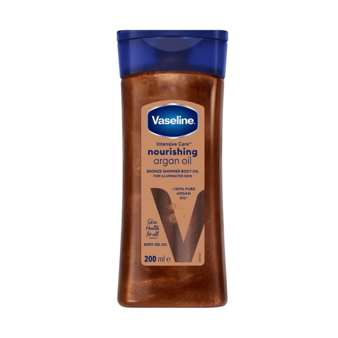Vaseline Intensive Care Nourishing Argan Oil Bronze Shimmer Body Oil – 200ml